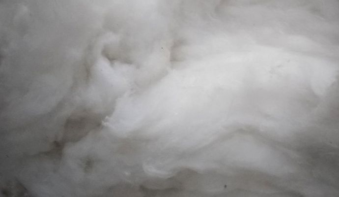 Cotton recycled from fabric